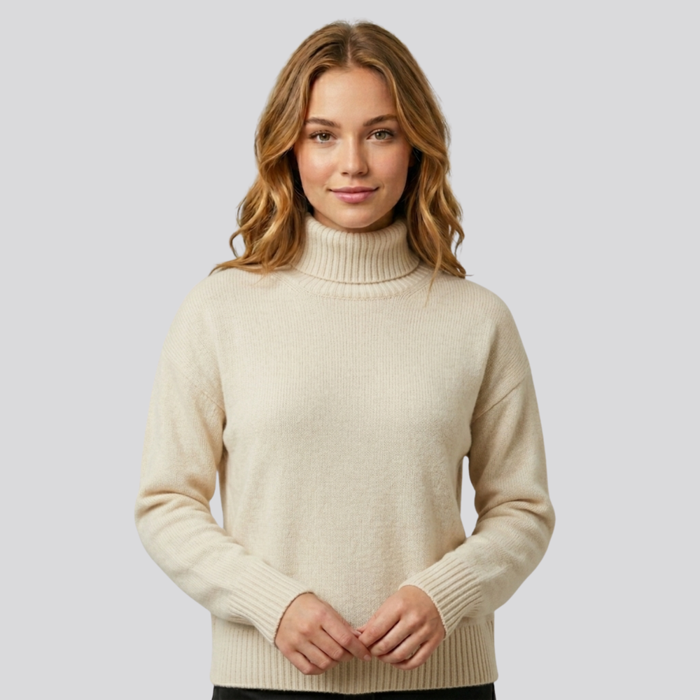 CILVELLA — Merino Wool Women’s Turtleneck Sweater