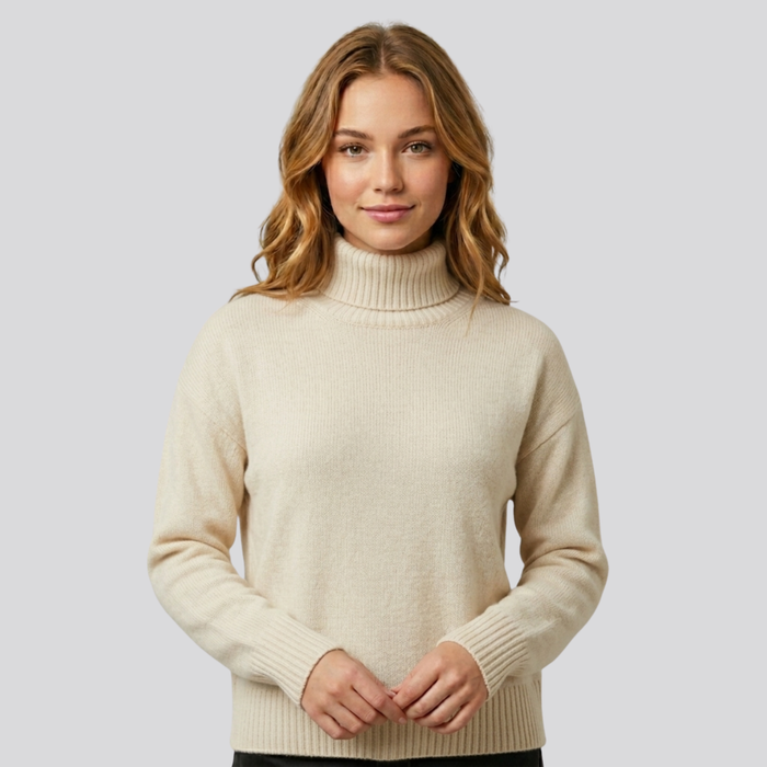 CILVELLA — Merino Wool Women’s Turtleneck Sweater