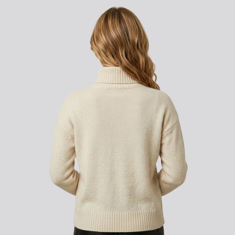 CILVELLA — Merino Wool Women’s Turtleneck Sweater