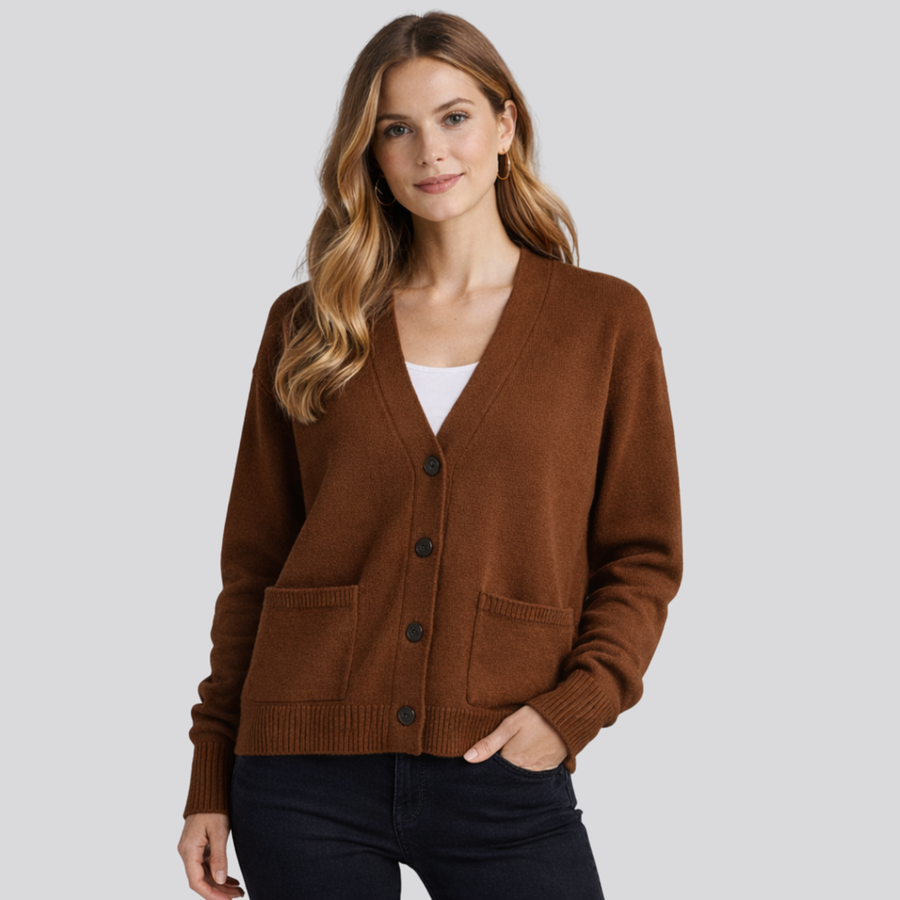 CILVELLA — Merino Wool Classic Cardigan