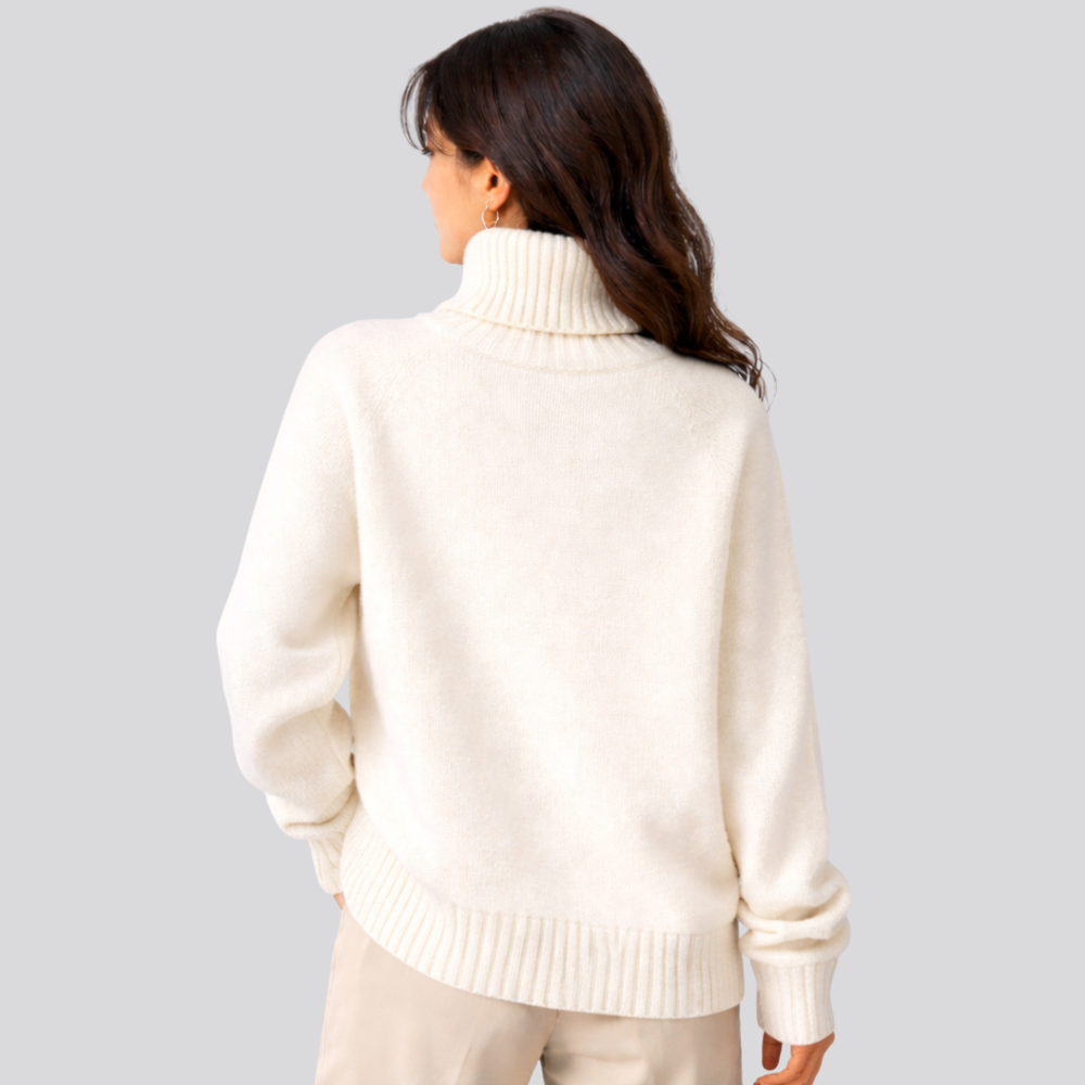 CILVELLA — Merino Wool Turtleneck Sweater