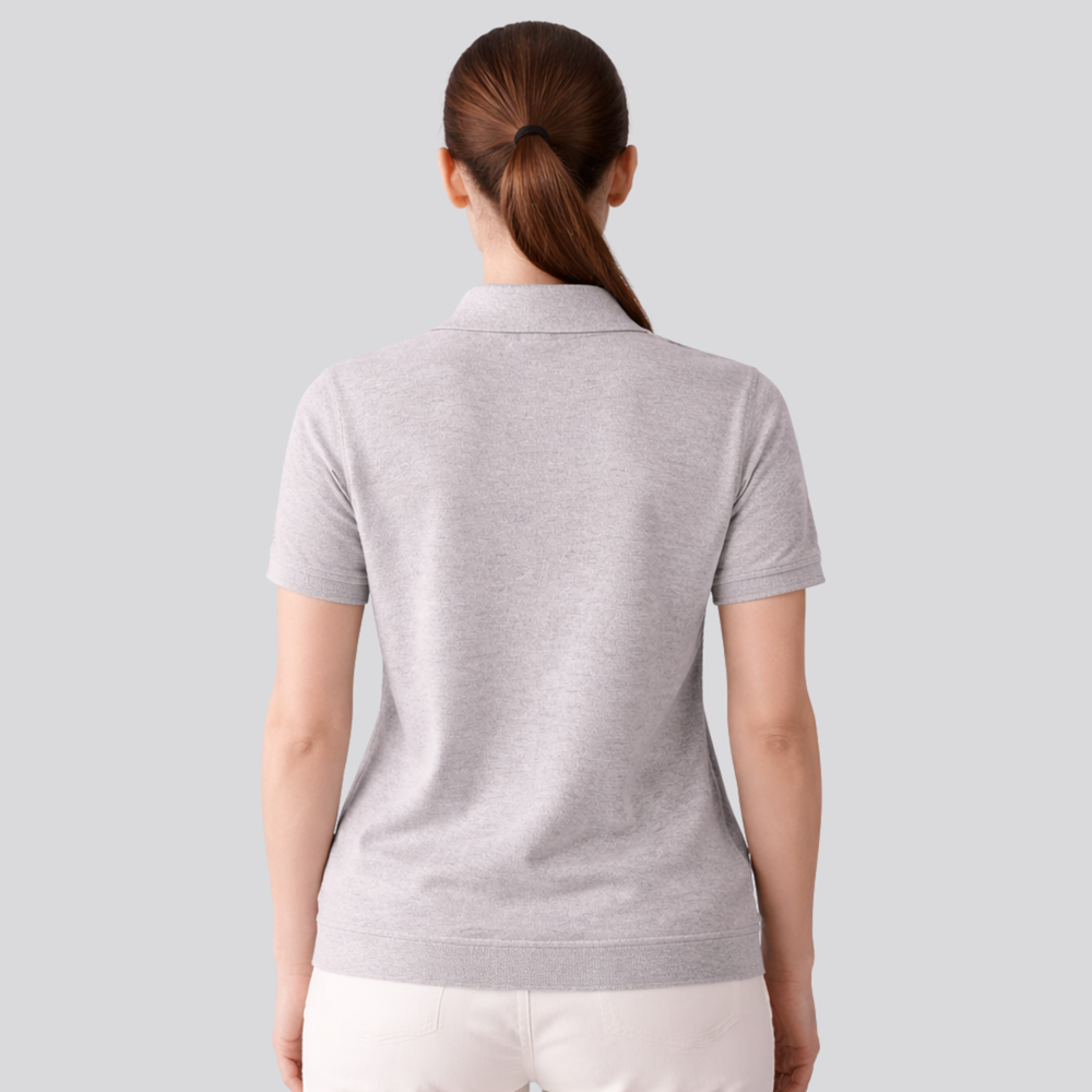 CILVELLA — Merino Wool Short Sleeve Knit Polo