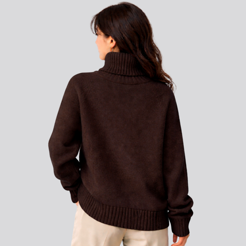 CILVELLA — Merino Wool Turtleneck Sweater