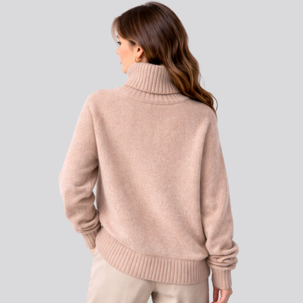 CILVELLA — Merino Wool Turtleneck Sweater
