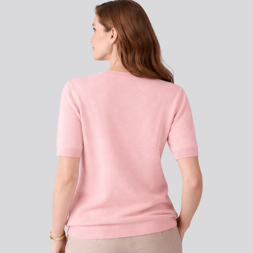 CILVELLA — Wool Round Neck T-Shirt