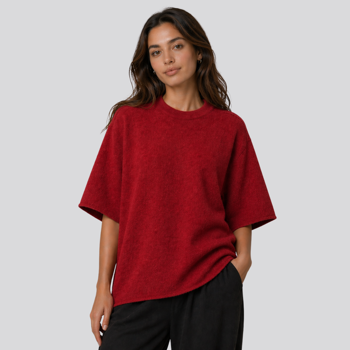 CILVELLA — Merino Wool Oversized T-Shirt