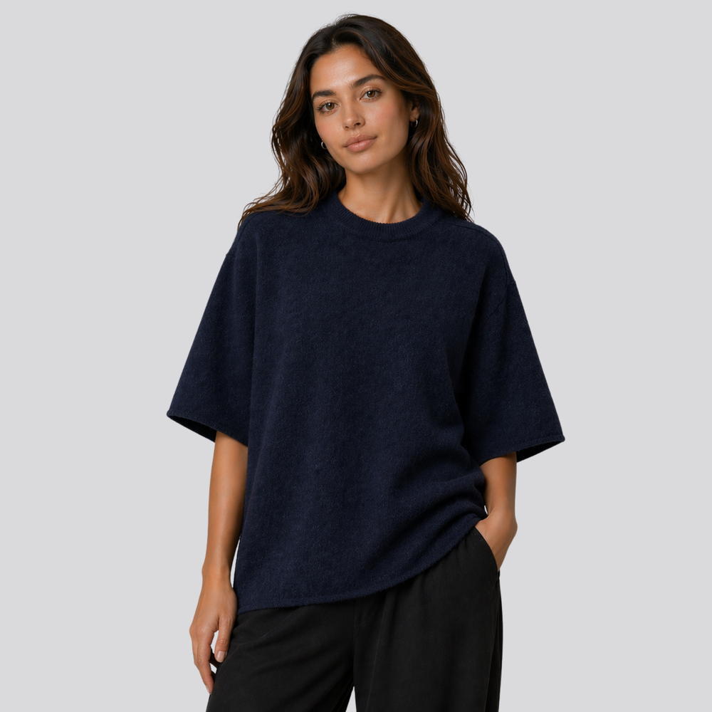 CILVELLA — Merino Wool Oversized T-Shirt