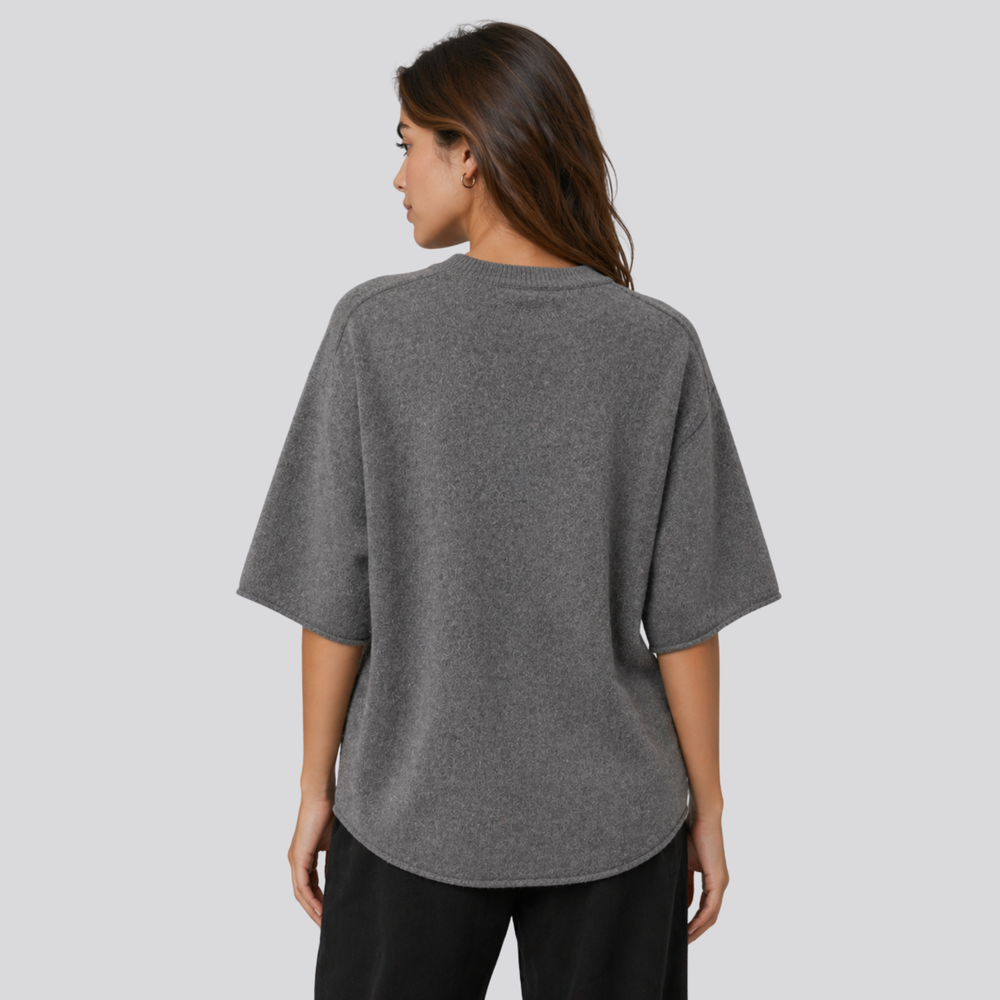 CILVELLA — Merino Wool Oversized T-Shirt