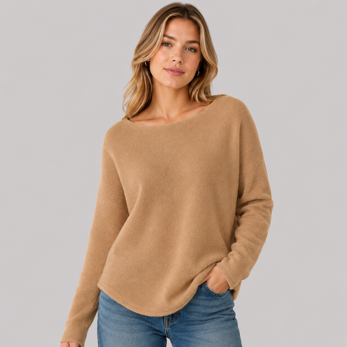 CILVELLA — Minimal Cashmere Blend Lounge Sweater