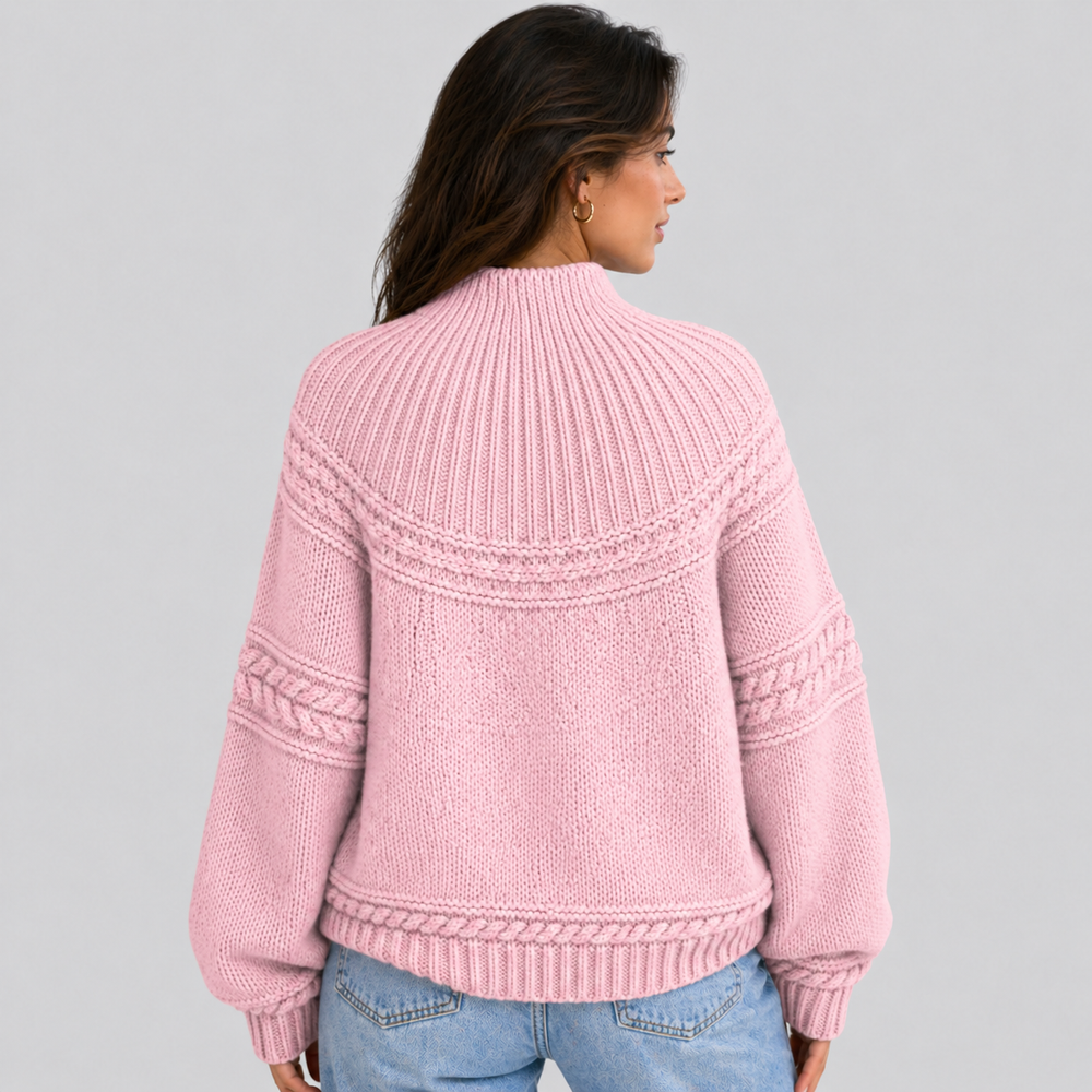 CILVELLA — Bohemian Style Round Neck Knit Sweater