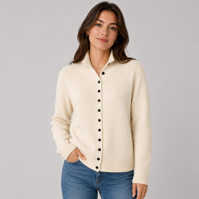 CILVELLA — Cashmere Blend Button Knit Cardigan