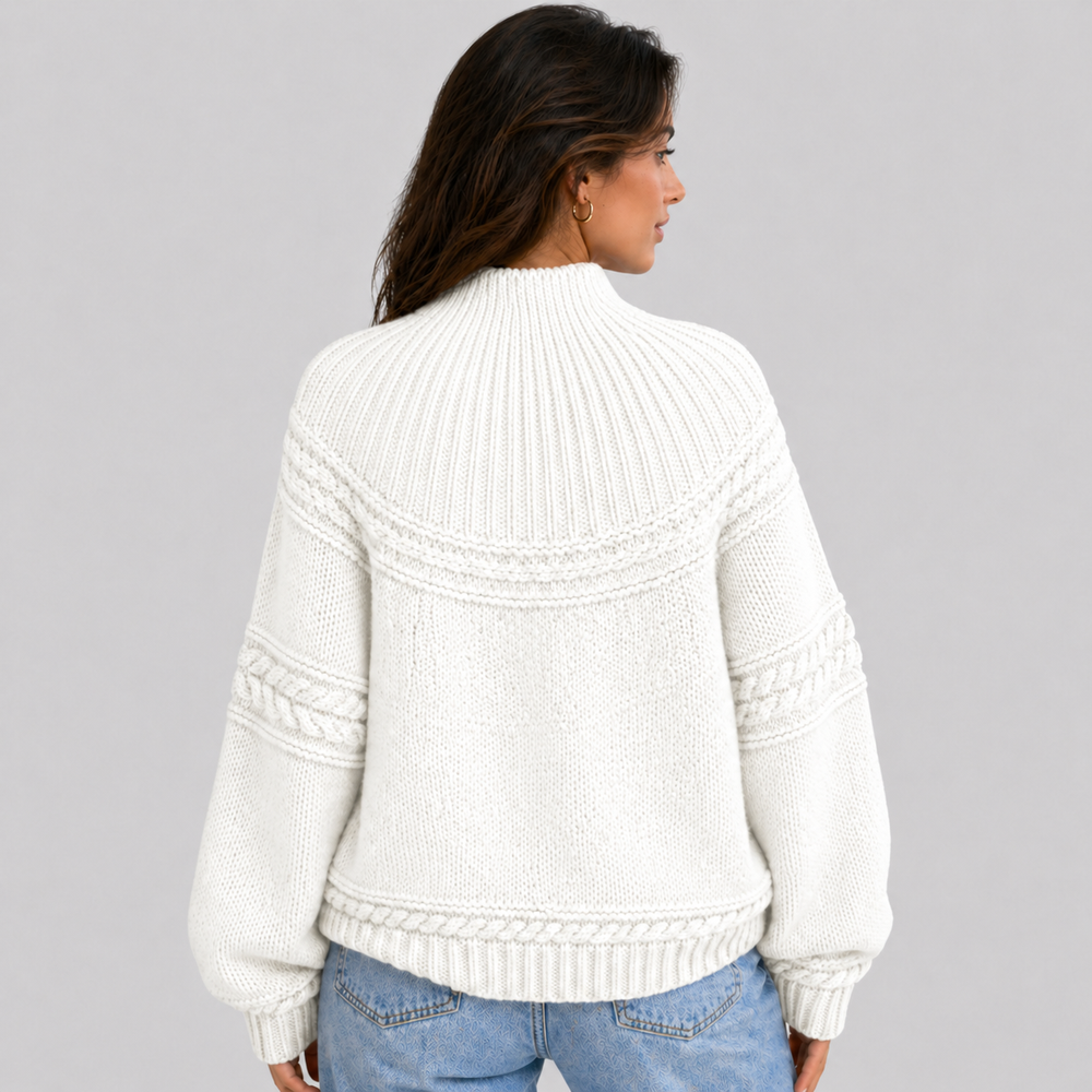 CILVELLA — Bohemian Style Round Neck Knit Sweater