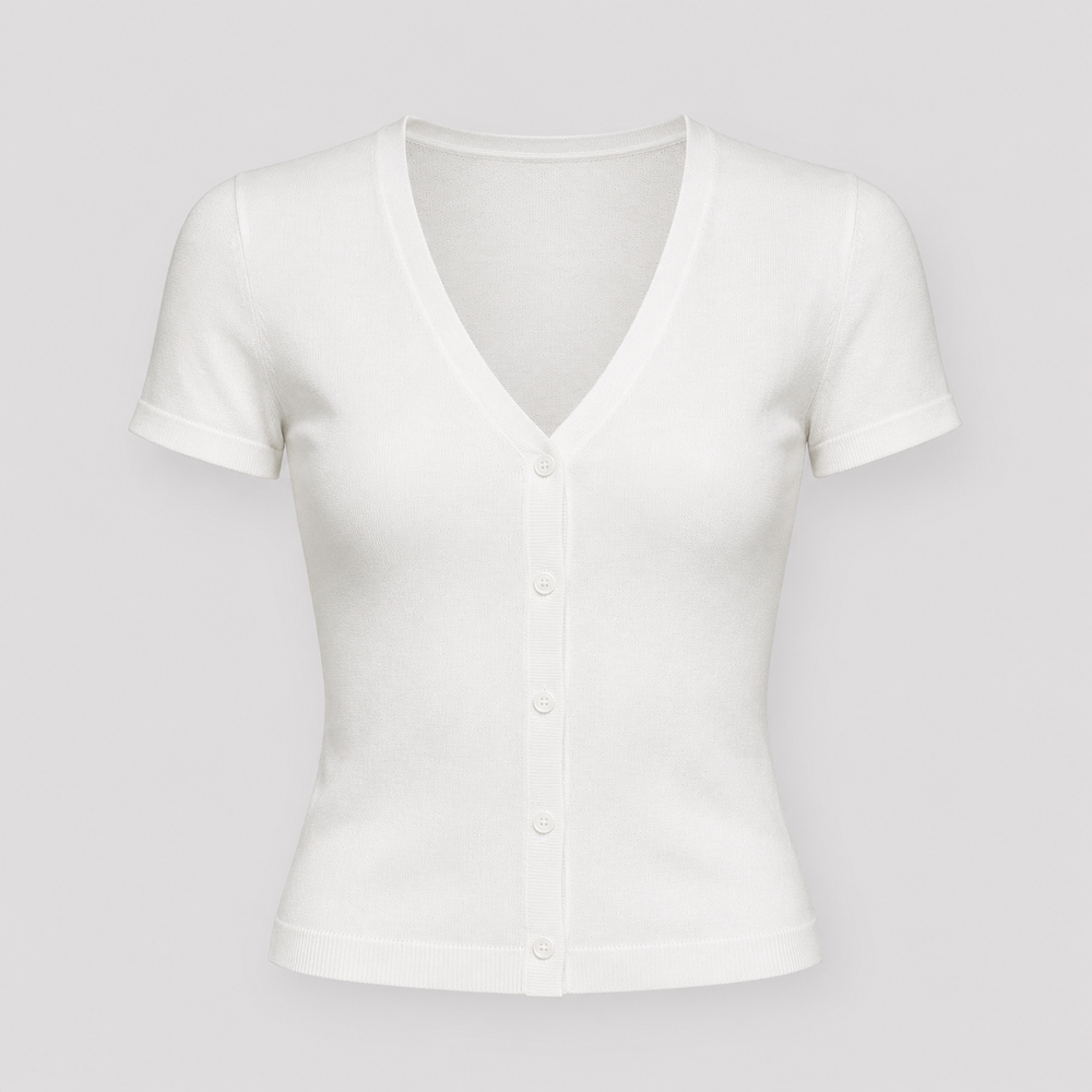 Cilvella | Tencel Lyocell V-Neck Cardigan