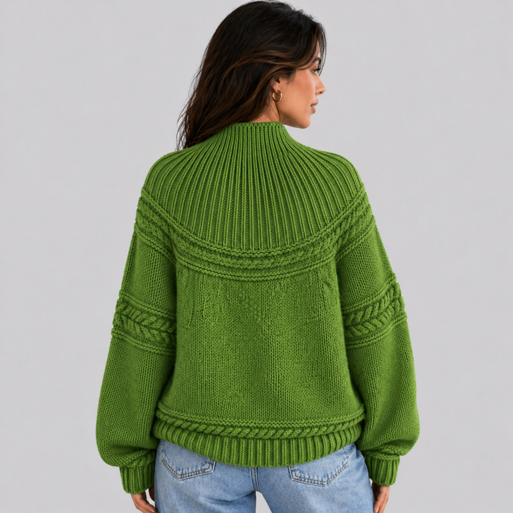 CILVELLA — Bohemian Style Round Neck Knit Sweater