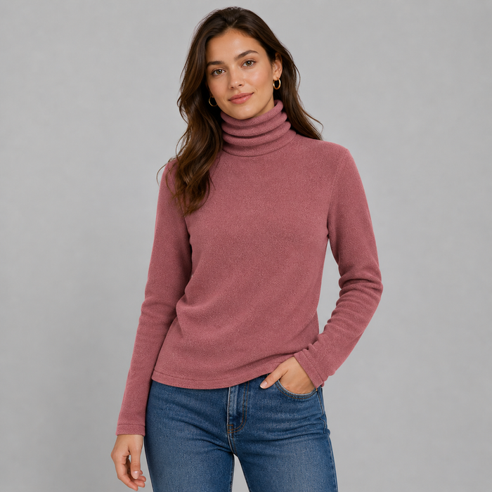 CILVELLA — Cashmere Blend Essential Turtleneck Sweater