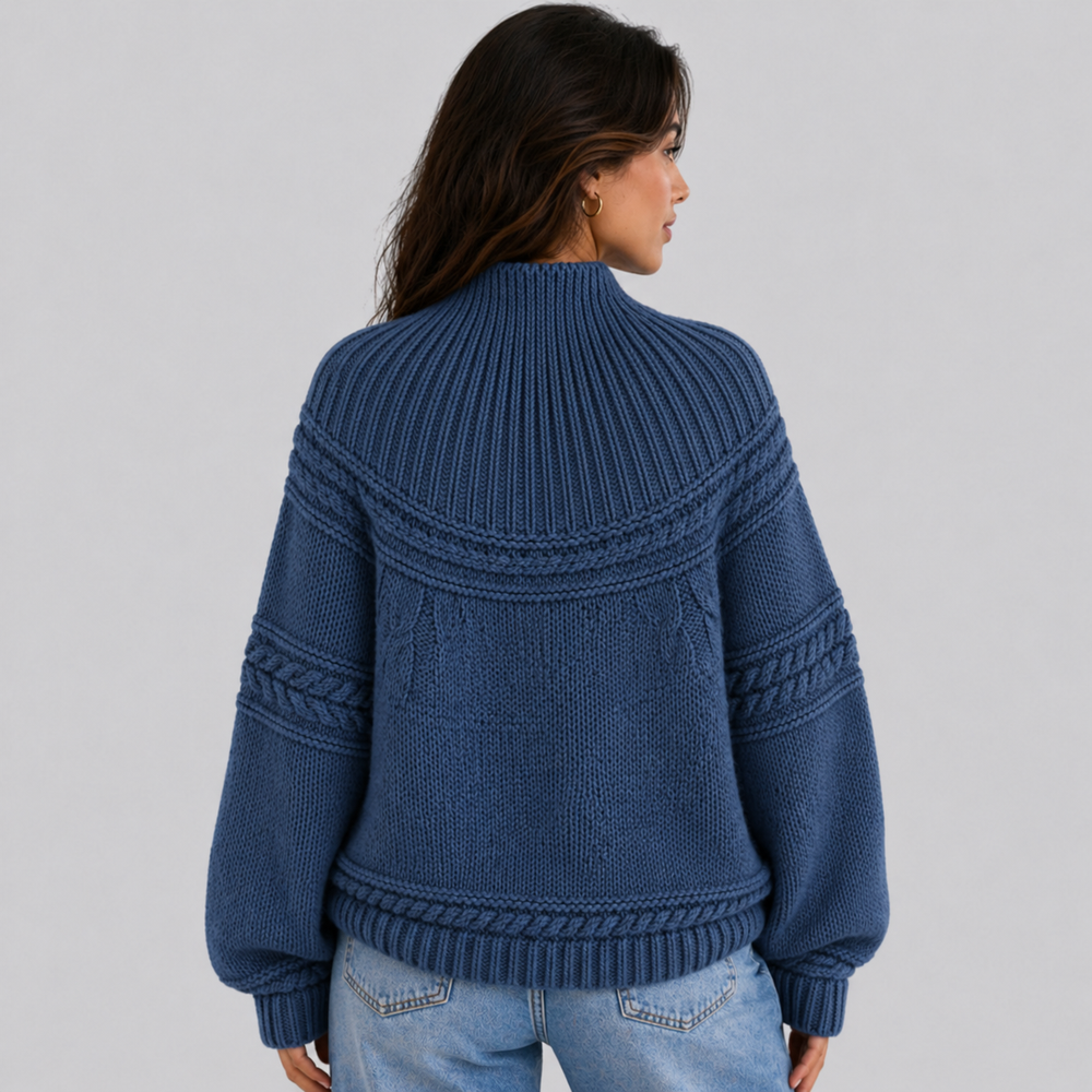 CILVELLA — Bohemian Style Round Neck Knit Sweater