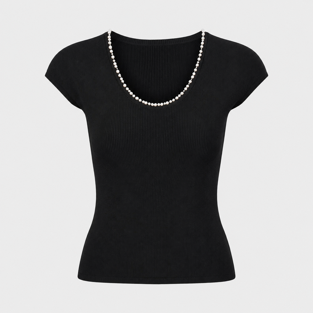 Cilvella | Tencel Lyocell U-Neck Top