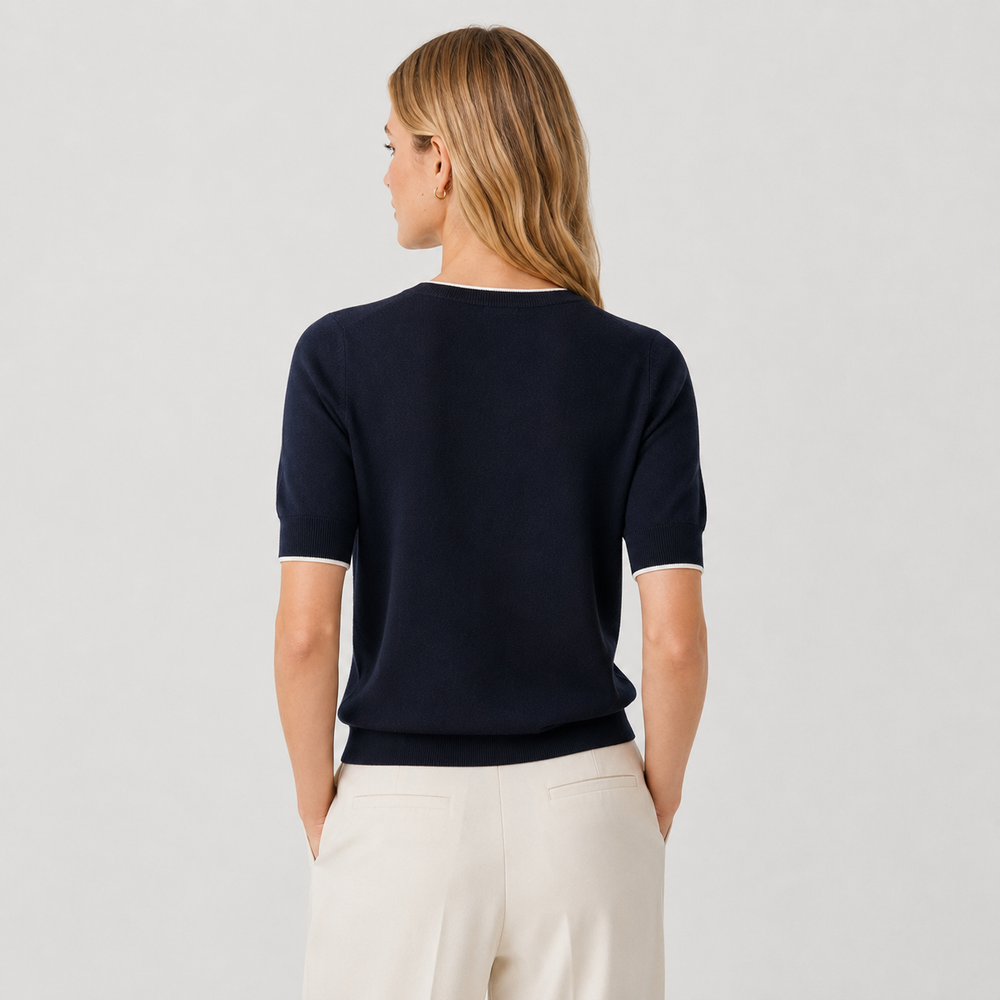 Cilvella | Tencel Lyocell Classic Knit T-Shirt