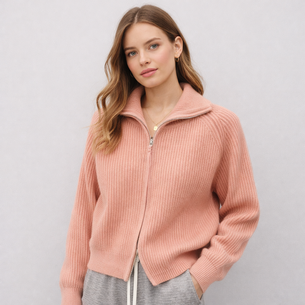 CILVELLA — Comfortable Women’s Zip-Up Sweater