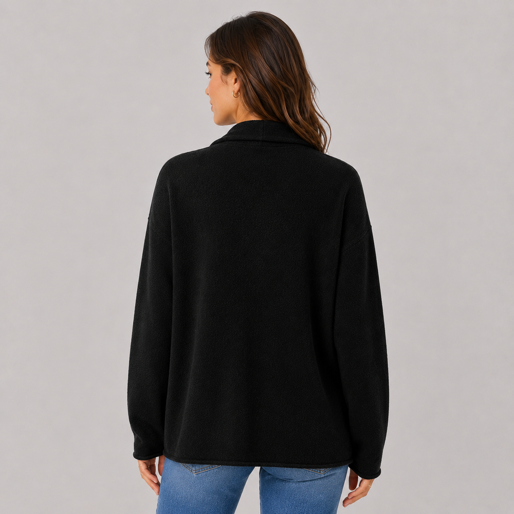 CILVELLA — Cashmere Blend Relaxed Open Cardigan