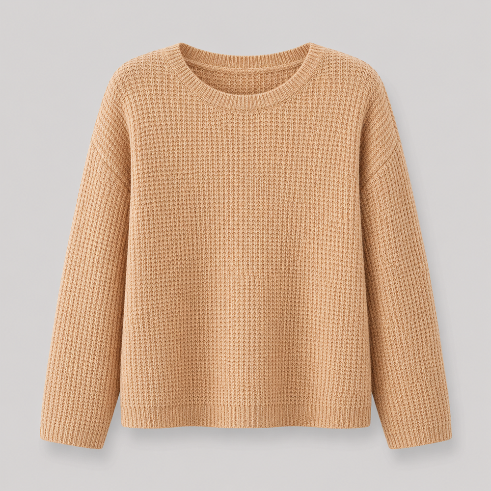 CILVELLA — Cashmere Blend Textured Knit Sweater
