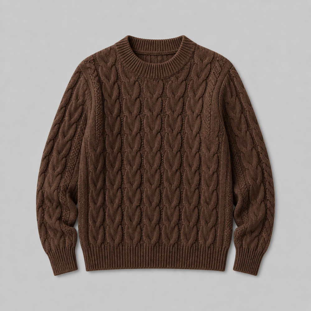 CILVELLA — Cashmere Blend Textured Knit Sweater
