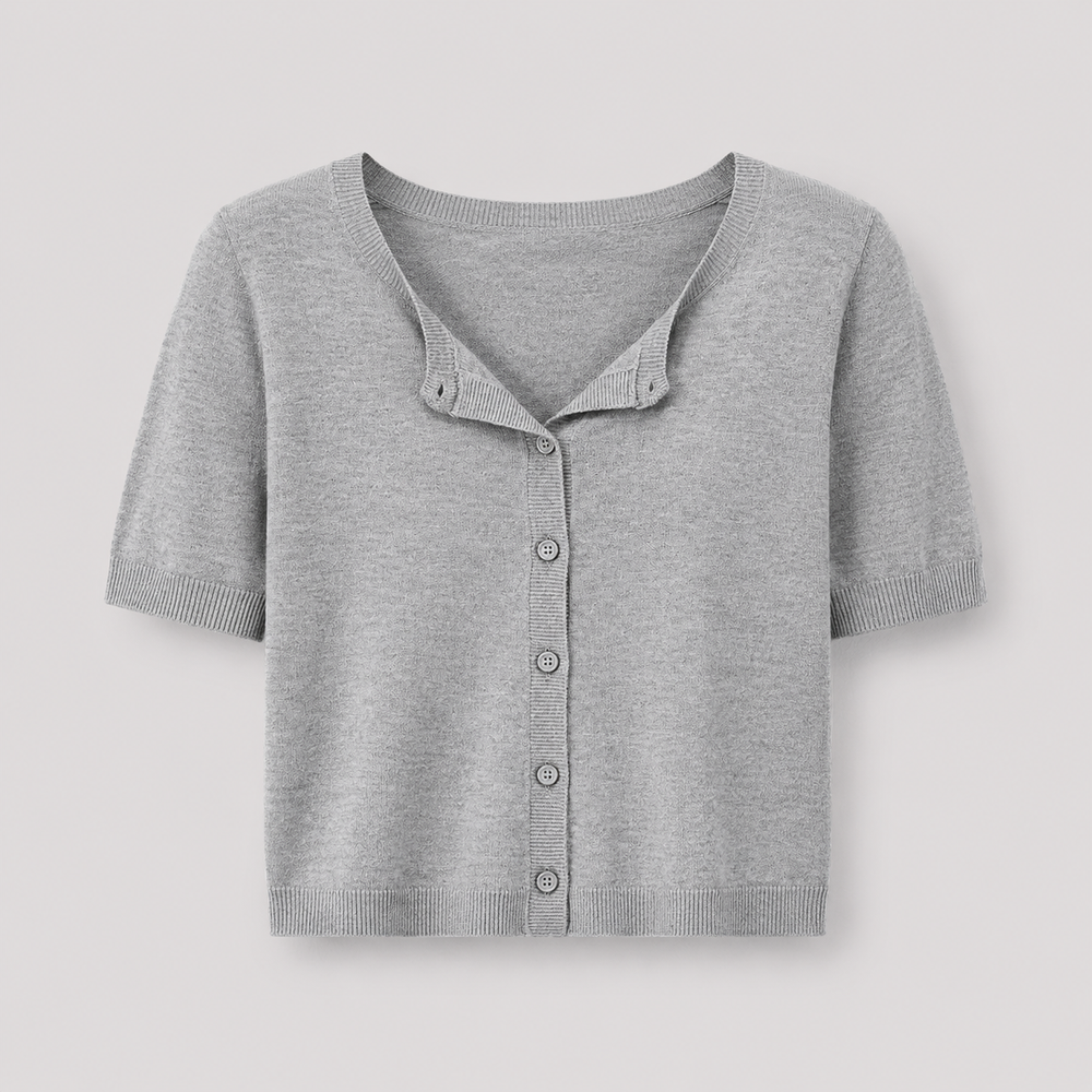 Cilvella | Tencel Lyocell Fine-Knit Cardigan