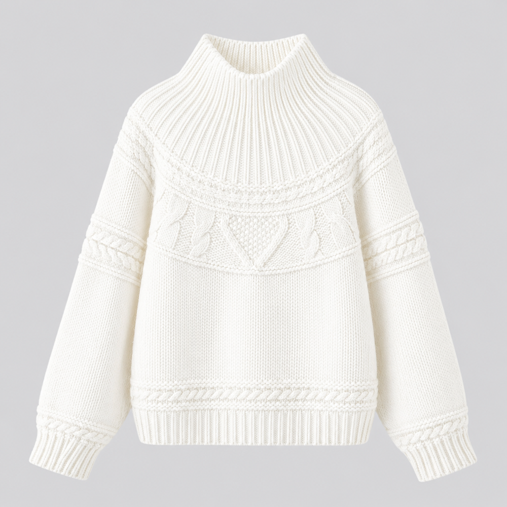 CILVELLA — Bohemian Style Round Neck Knit Sweater