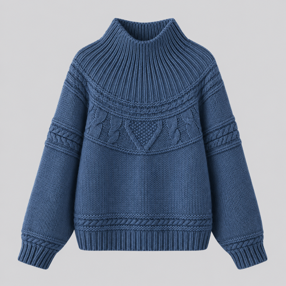 CILVELLA — Bohemian Style Round Neck Knit Sweater