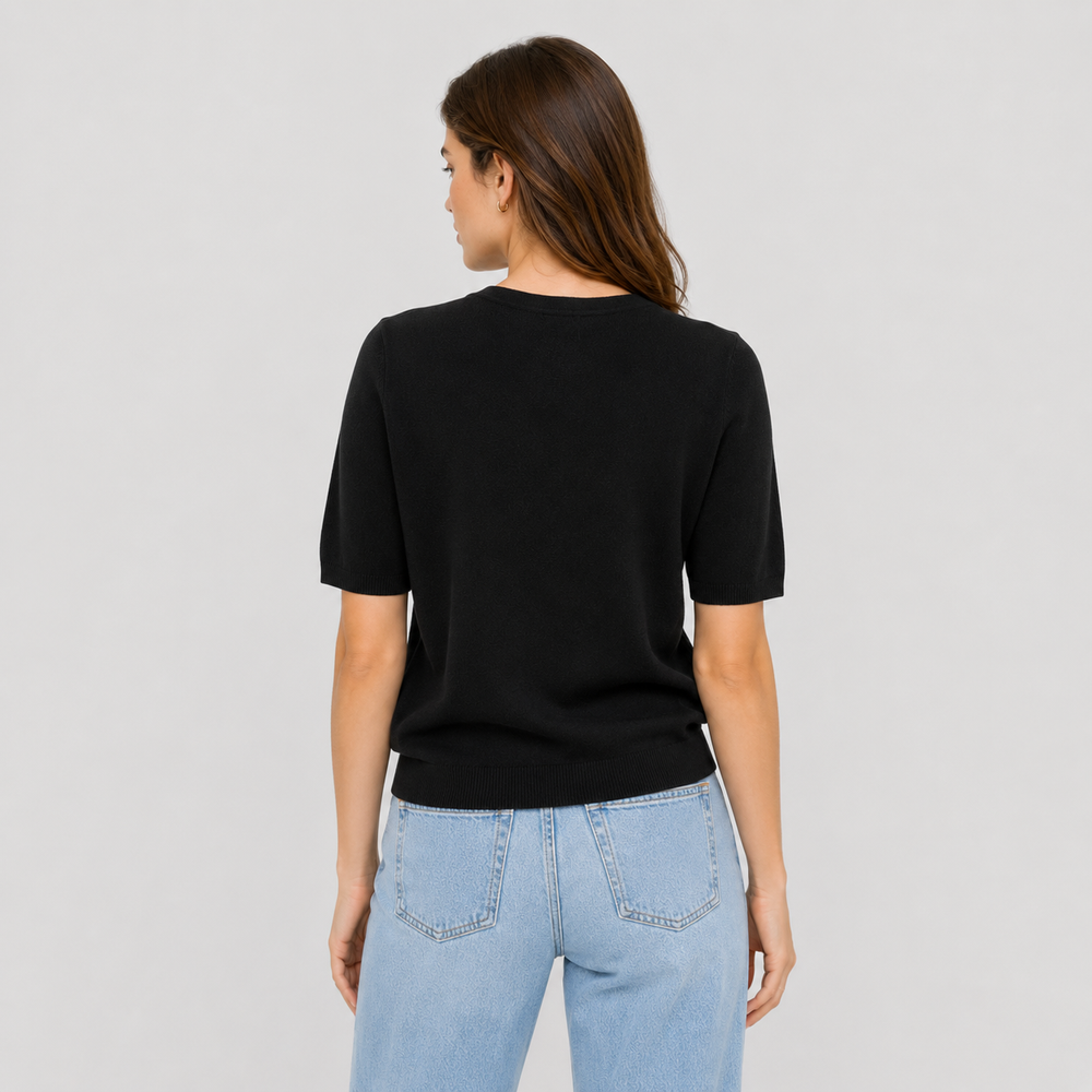 Cilvella | Tencel Lyocell Short Sleeve Cardigan