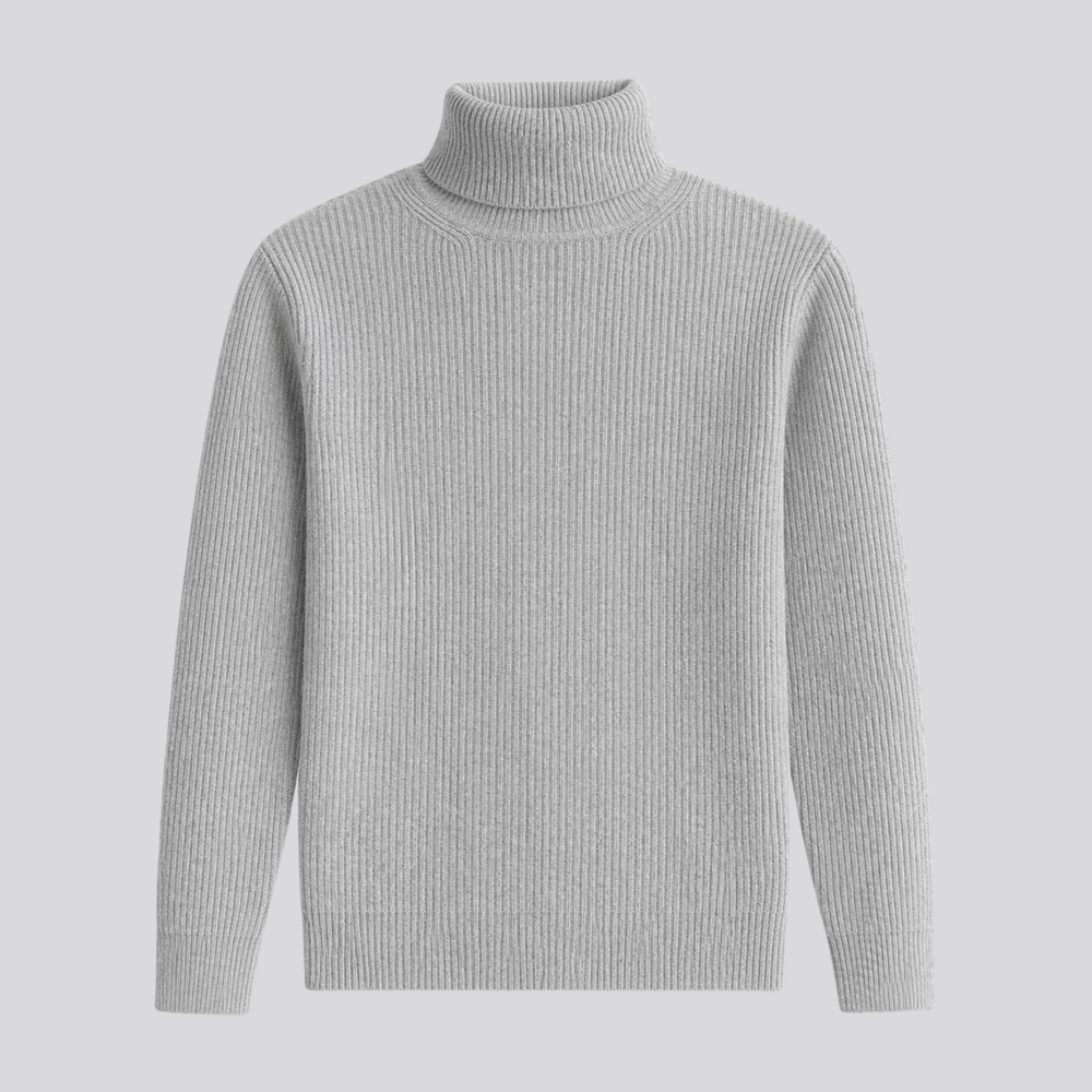 CILVELLA — Merino Wool Oversized Turtleneck Sweater