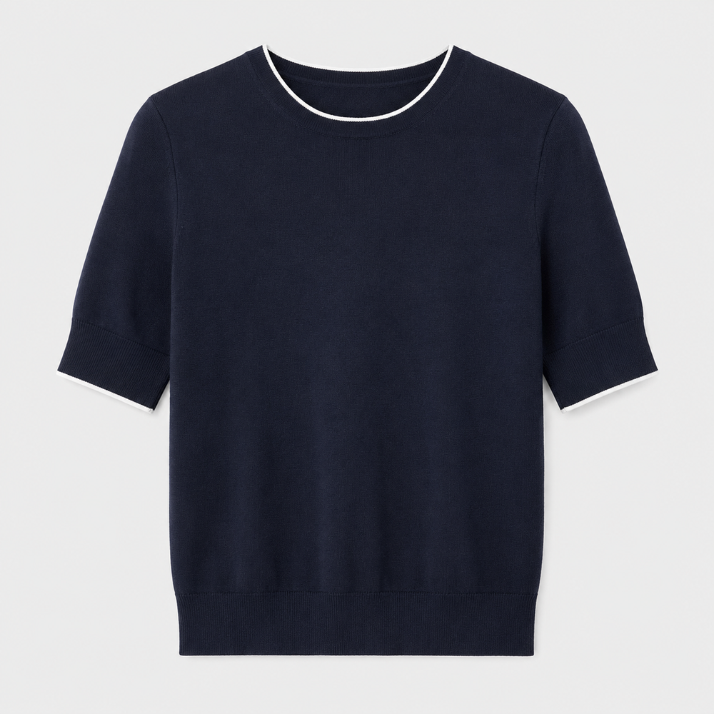 Cilvella | Tencel Lyocell Classic Knit T-Shirt