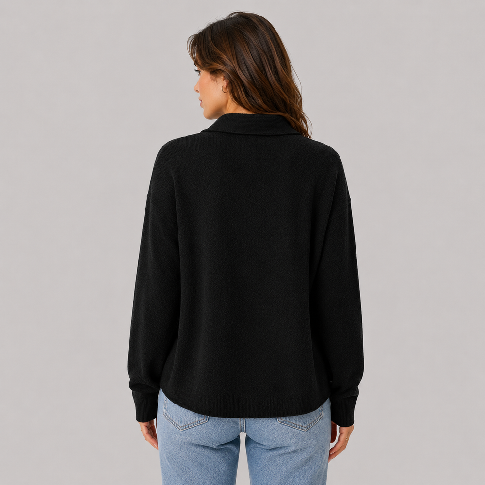 CILVELLA — Cashmere Blend Relaxed Knit Shirt Jacket