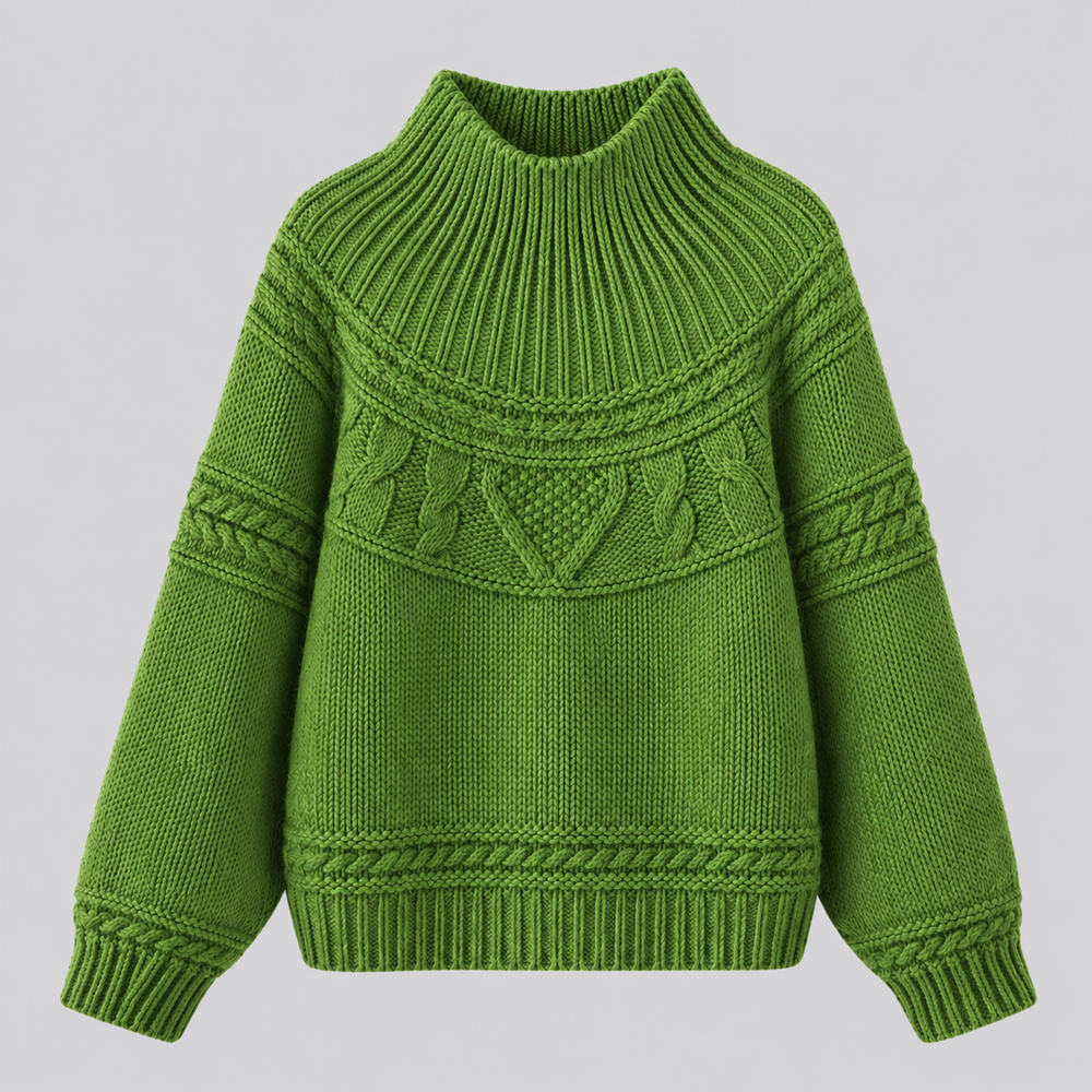 CILVELLA — Bohemian Style Round Neck Knit Sweater