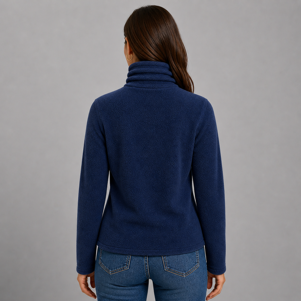 CILVELLA — Cashmere Blend Essential Turtleneck Sweater