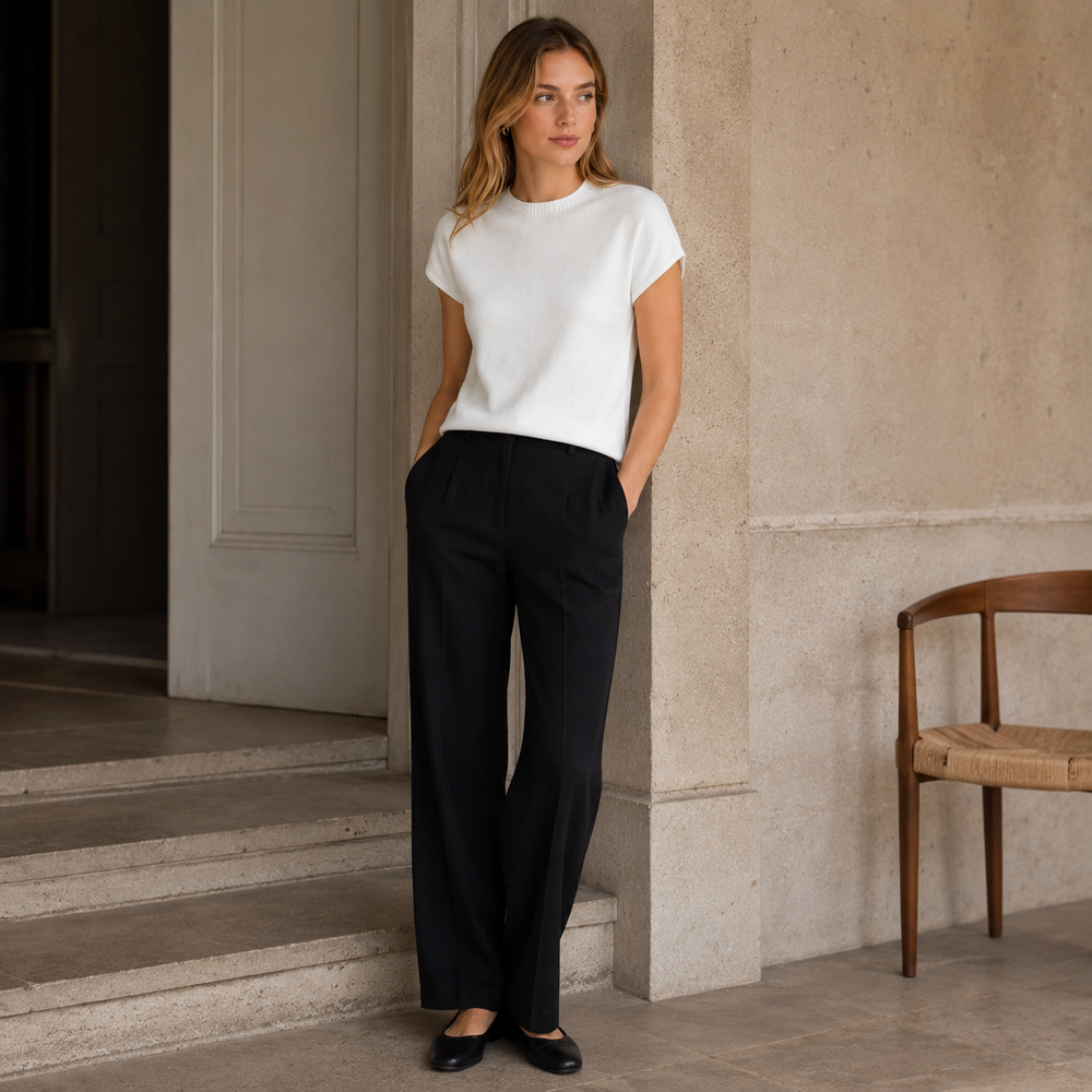 Cilvella | Tencel Lyocell Lightweight Knit T-Shirt