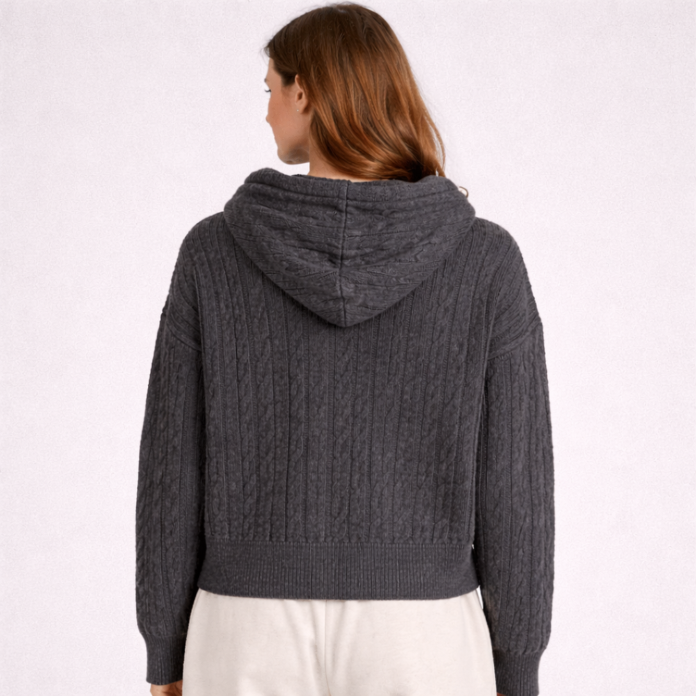 CILVELLA — Merino Wool Oversized Hooded Sweater
