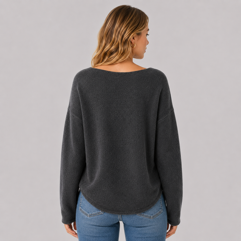 CILVELLA — Minimal Cashmere Blend Lounge Sweater