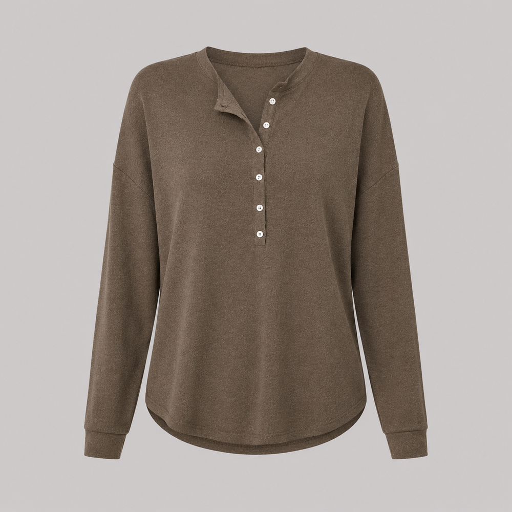 Cilvella | Tencel Lyocell Relaxed Fit Knit Blouse
