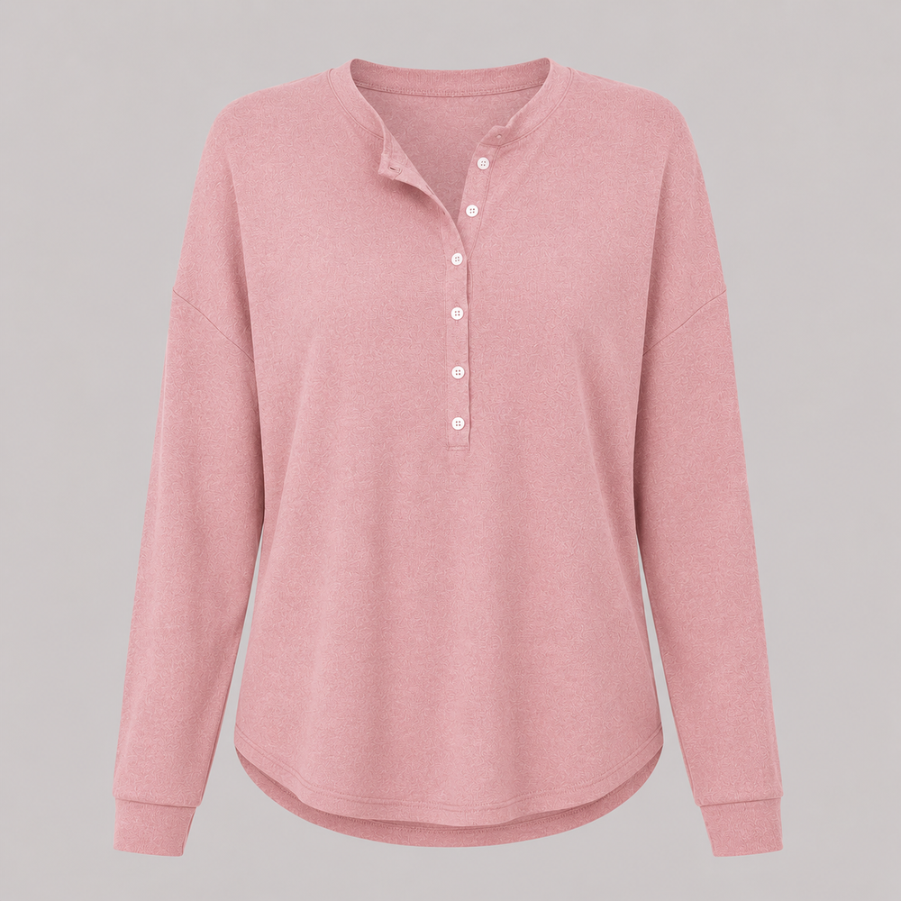 Cilvella | Tencel Lyocell Relaxed Fit Knit Blouse