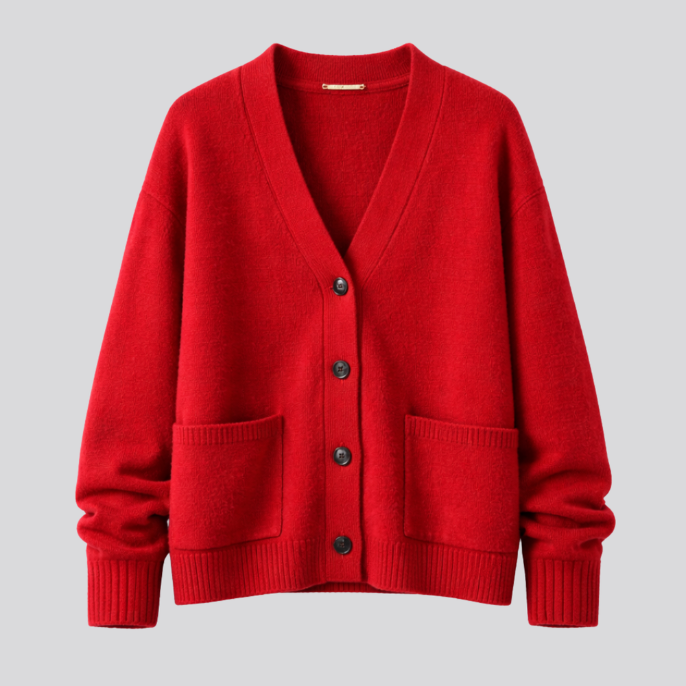 CILVELLA — Merino Wool Classic Cardigan