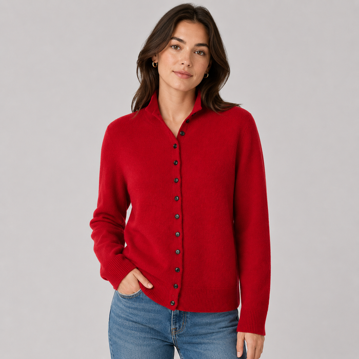 CILVELLA — Cashmere Blend Button Knit Cardigan