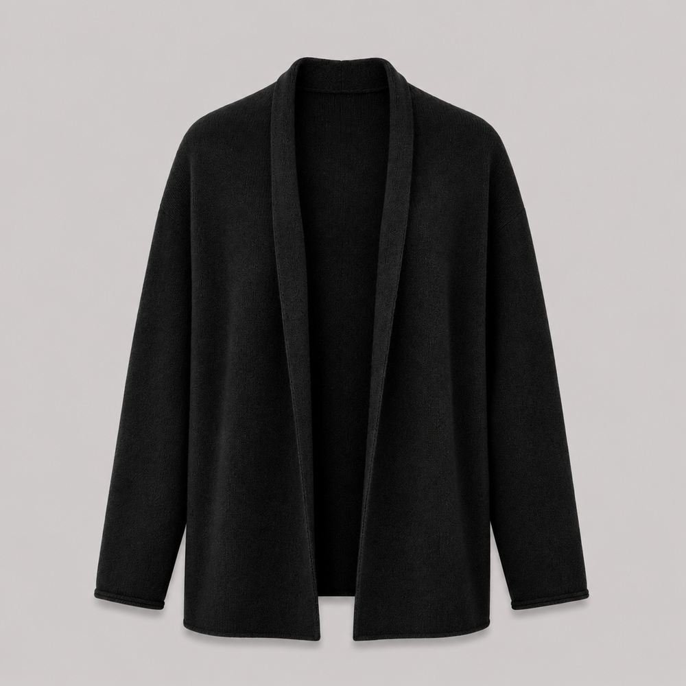 CILVELLA — Cashmere Blend Relaxed Open Cardigan