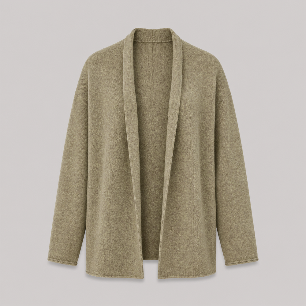 CILVELLA — Cashmere Blend Relaxed Open Cardigan