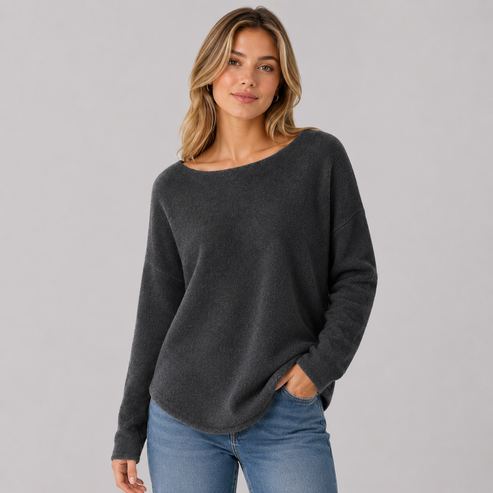 CILVELLA — Minimal Cashmere Blend Lounge Sweater