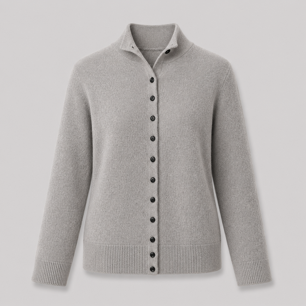 CILVELLA — Cashmere Blend Button Knit Cardigan