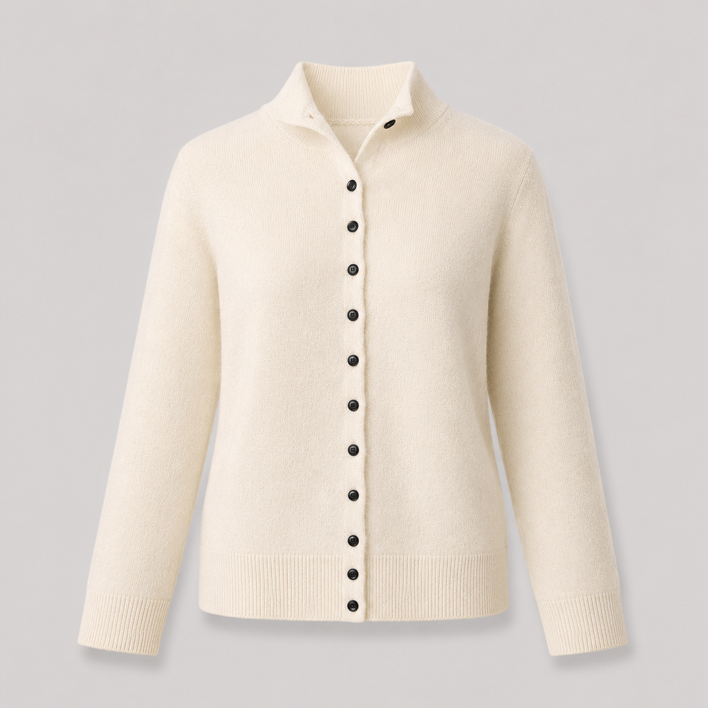 CILVELLA — Cashmere Blend Button Knit Cardigan