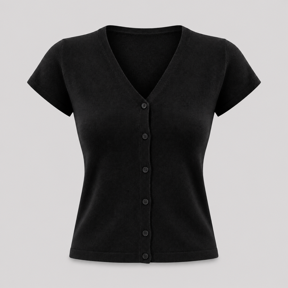 Cilvella | Tencel Lyocell V-Neck Cardigan