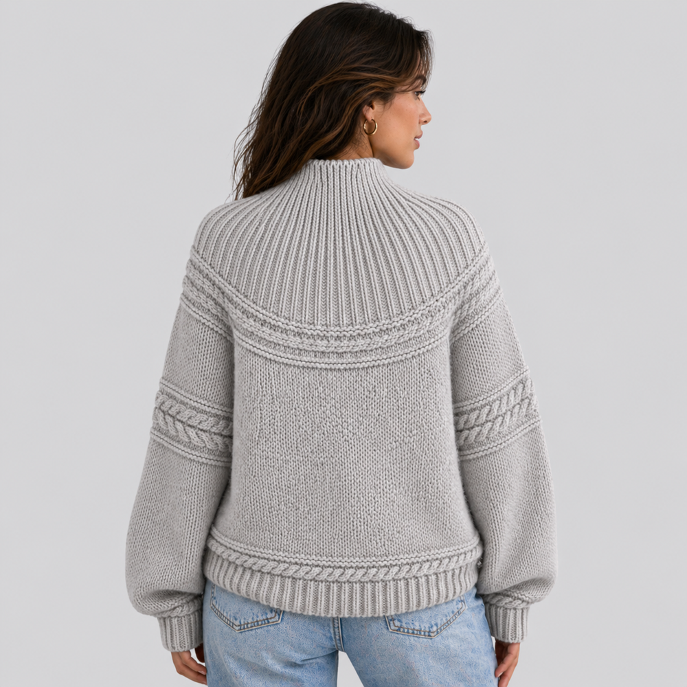 CILVELLA — Bohemian Style Round Neck Knit Sweater