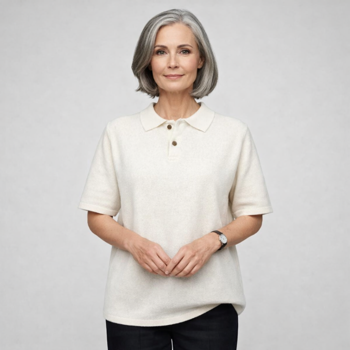 CILVELLA — Merino Wool Women’s Knit Polo